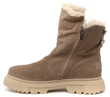 ЖЕНСКИЕ САПОГИ НАТУРАЛЬНАЯ КОЖА(ВЕЛЮР) /НАТУРАЛЬНАЯ ШЕРСТЬ CORVETTO ИТАЛИЯ