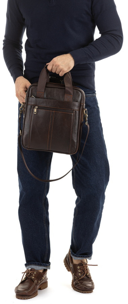 СУМКА МУЖСКАЯ НАТУРАЛЬНАЯ КОЖА CORVETTO