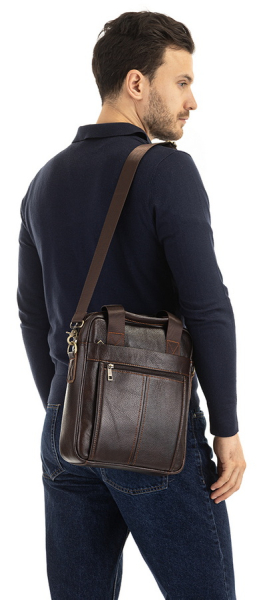 СУМКА МУЖСКАЯ НАТУРАЛЬНАЯ КОЖА CORVETTO