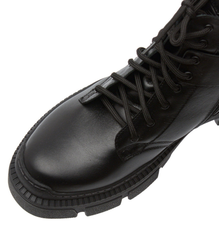 МУЖСКИЕ БОТИНКИ НАТУРАЛЬНАЯ КОЖА / НАТУРАЛЬНЫЙ МЕХ CORVETTO