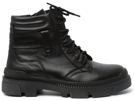 МУЖСКИЕ БОТИНКИ НАТУРАЛЬНАЯ КОЖА / НАТУРАЛЬНЫЙ МЕХ CORVETTO