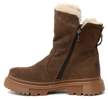 ЖЕНСКИЕ САПОГИ НАТУРАЛЬНАЯ КОЖА(ВЕЛЮР) /НАТУРАЛЬНАЯ ШЕРСТЬ CORVETTO ИТАЛИЯ