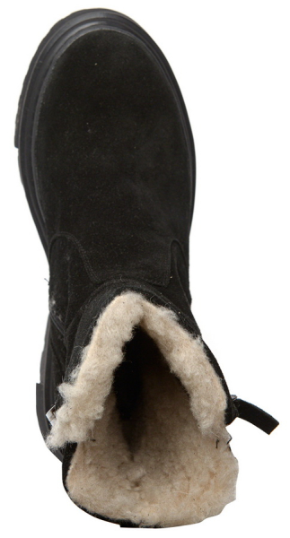 ЖЕНСКИЕ САПОГИ НАТУРАЛЬНАЯ КОЖА(ВЕЛЮР) /НАТУРАЛЬНАЯ ШЕРСТЬ CORVETTO ИТАЛИЯ