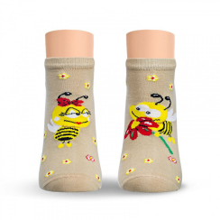 БежевыйЦвет: принт: пчела