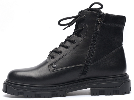 МУЖСКИЕ БОТИНКИ НАТУРАЛЬНАЯ КОЖА / НАТУРАЛЬНЫЙ МЕХ CORVETTO