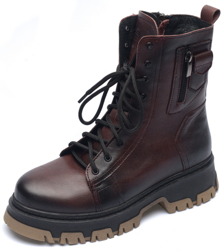 ЖЕНСКИЕ БОТИНКИ НАТУРАЛЬНАЯ КОЖА / НАТУРАЛЬНЫЙ МЕХ CORVETTO ИТАЛИЯ