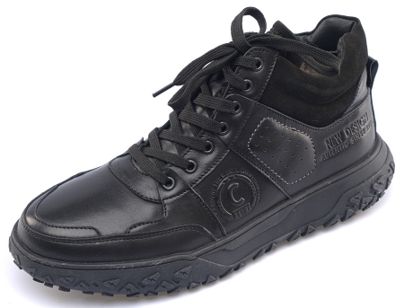 МУЖСКИЕ БОТИНКИ ПОЛУСПОРТИВНЫЕ НАТУРАЛЬНАЯ КОЖА / ШЕРСТЬ CORVETTO