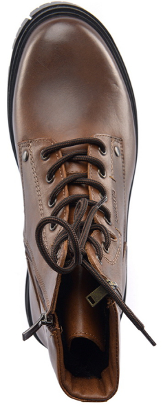 МУЖСКИЕ БОТИНКИ НАТУРАЛЬНАЯ КОЖА / НАТУРАЛЬНЫЙ МЕХ CORVETTO