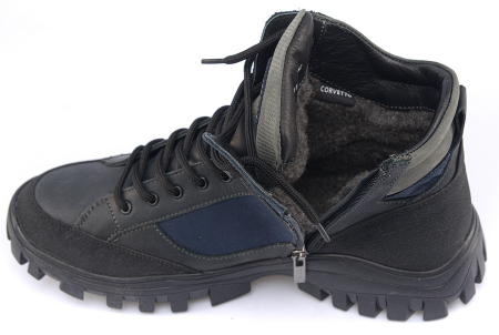 МУЖСКИЕ КРОССОВКИ НАТУРАЛЬНАЯ КОЖА(НУБУК) / ШЕРСТЬ CORVETTO