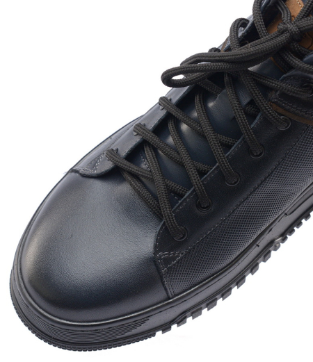 МУЖСКИЕ БОТИНКИ НАТУРАЛЬНАЯ КОЖА / НАТУРАЛЬНАЯ ШЕРСТЬ CORVETTO