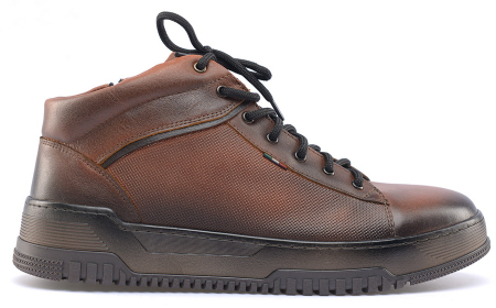 МУЖСКИЕ БОТИНКИ НАТУРАЛЬНАЯ КОЖА / НАТУРАЛЬНАЯ ШЕРСТЬ CORVETTO