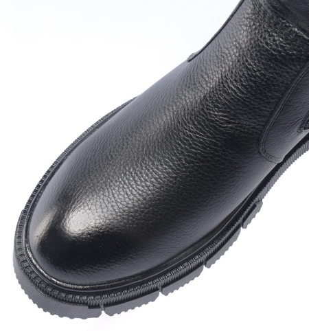 МУЖСКИЕ БОТИНКИ НАТУРАЛЬНАЯ КОЖА / НАТУРАЛЬНЫЙ МЕХ CORVETTO