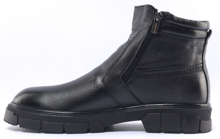 МУЖСКИЕ БОТИНКИ НАТУРАЛЬНАЯ КОЖА / НАТУРАЛЬНЫЙ МЕХ CORVETTO