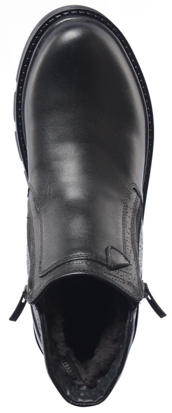 МУЖСКИЕ БОТИНКИ НАТУРАЛЬНАЯ КОЖА / НАТУРАЛЬНЫЙ МЕХ CORVETTO