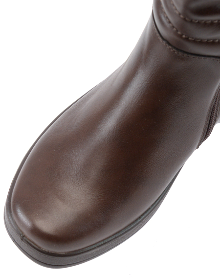 ЖЕНСКИЕ ПОЛУСАПОГИ НАТУРАЛЬНАЯ КОЖА / БАЙКА РОСВЕСТ РОССИЯ