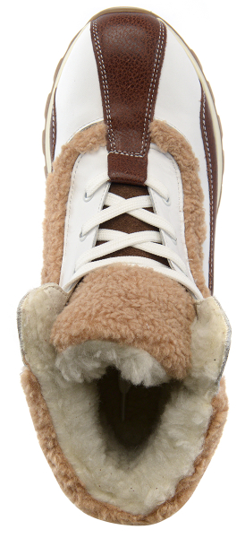 ЖЕНСКИЕ БОТИНКИ НАТУРАЛЬНАЯ КОЖА / НАТУРАЛЬНАЯ ШЕРСТЬ CORVETTO ИТАЛИЯ