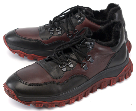 МУЖСКИЕ БОТИНКИ НАТУРАЛЬНАЯ КОЖА / ШЕРСТЬ CORVETTO