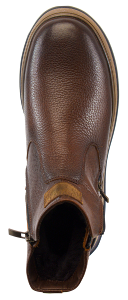 МУЖСКИЕ БОТИНКИ НАТУРАЛЬНАЯ КОЖА / НАТУРАЛЬНЫЙ МЕХ CORVETTO