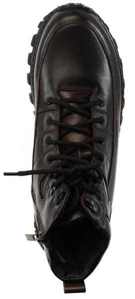 МУЖСКИЕ БОТИНКИ НАТУРАЛЬНАЯ КОЖА / НАТУРАЛЬНЫЙ МЕХ CORVETTO