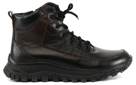 МУЖСКИЕ БОТИНКИ НАТУРАЛЬНАЯ КОЖА / НАТУРАЛЬНЫЙ МЕХ CORVETTO