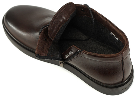 МУЖСКИЕ БОТИНКИ НАТУРАЛЬНАЯ КОЖА/БАЙКА CORVETTO ИТАЛИЯ