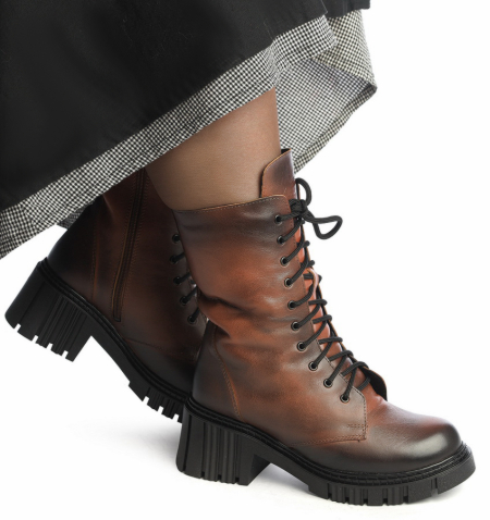 ЖЕНСКИЕ ПОЛУСАПОГИ НАТУРАЛЬНАЯ КОЖА / ШЕРСТЬ CORVETTO ИТАЛИЯ