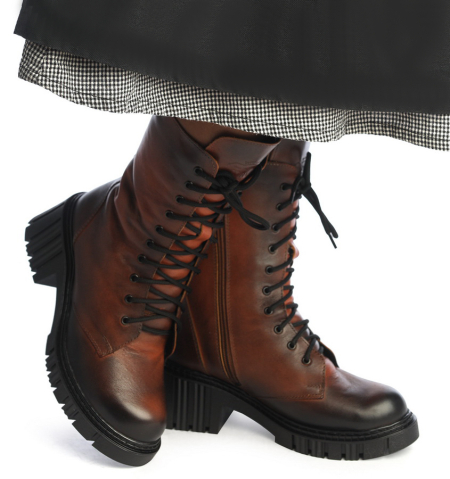 ЖЕНСКИЕ ПОЛУСАПОГИ НАТУРАЛЬНАЯ КОЖА / ШЕРСТЬ CORVETTO ИТАЛИЯ