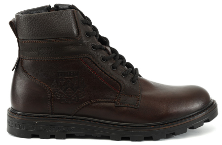 МУЖСКИЕ БОТИНКИ НАТУРАЛЬНАЯ КОЖА / ШЕРСТЬ РОССИЯ