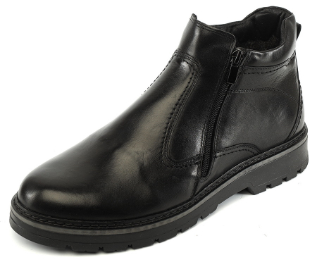 МУЖСКИЕ БОТИНКИ НАТУРАЛЬНАЯ КОЖА / ШЕРСТЬ WELLKRAFT РОССИЯ