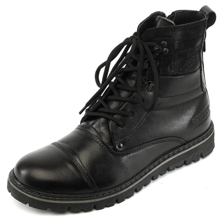 МУЖСКИЕ БОТИНКИ НАТУРАЛЬНАЯ КОЖА / ШЕРСТЬ РОССИЯ