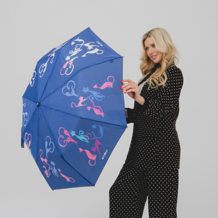 ЗОНТ ПРЕМИУМ ЖЕНСКИЙ ПРОЯВЛЯЮЩИЙСЯ РИСУНОК АВТОМАТ FLIORAJ