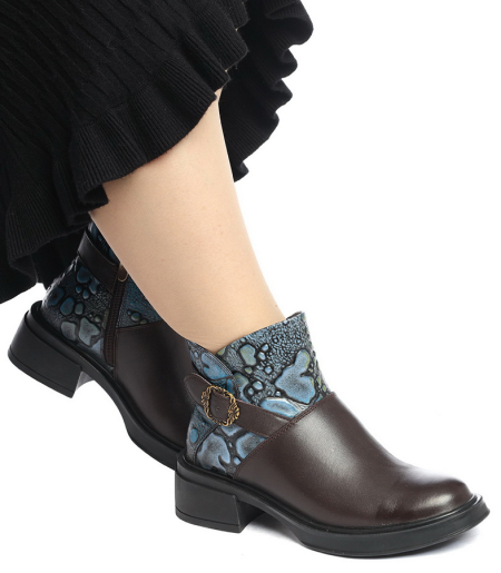 ЖЕНСКИЕ БОТИНКИ НАТУРАЛЬНАЯ КОЖА / БАЙКА GUGU ГЕРМАНИЯ