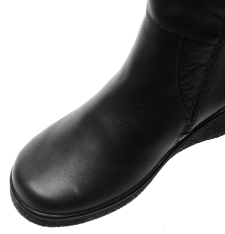 ЖЕНСКИЕ САПОГИ НАТУРАЛЬНАЯ КОЖА / ПОЛУШЕРСТЬ РОСВЕСТ РОССИЯ