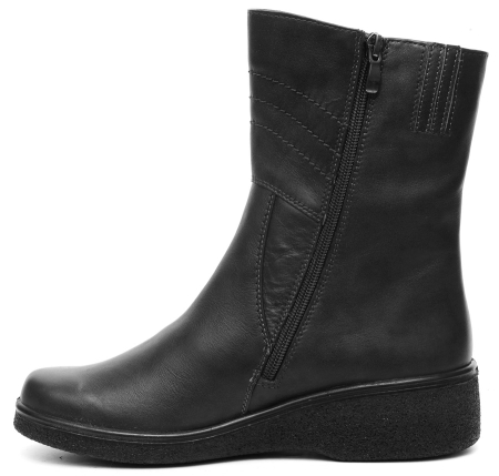 ЖЕНСКИЕ САПОГИ НАТУРАЛЬНАЯ КОЖА / ПОЛУШЕРСТЬ РОСВЕСТ РОССИЯ