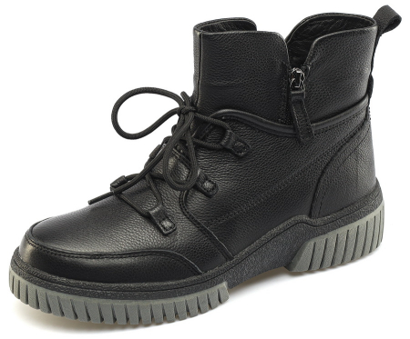 ЖЕНСКИЕ БОТИНКИ НАТУРАЛЬНАЯ КОЖА НАТУРАЛЬНЫЙ МЕХ GUGU ГЕРМАНИЯ