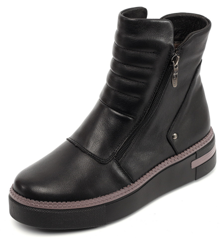 ЖЕНСКИЕ БОТИНКИ НАТУРАЛЬНАЯ КОЖА НАТУРАЛЬНЫЙ МЕХ GUGU ГЕРМАНИЯ