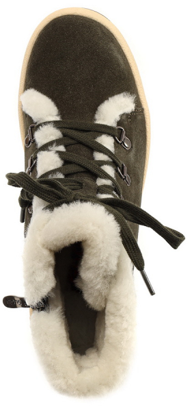 ЖЕНСКИЕ БОТИНКИ НАТУРАЛЬНАЯ КОЖА ( ВЕЛЮР ) / НАТУРАЛЬНЫЙ МЕХ GUGU ГЕРМАНИЯ