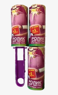 НАБОР: РОЛИК ДЛЯ ЧИСТКИ ОДЕЖДЫ 21 ЛИСТ + 2 СМЕННЫХ БЛОКА РОССИЯ