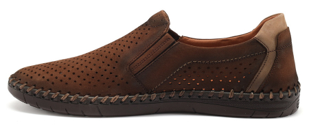 МУЖСКИЕ ТУФЛИ ЛЕТНИЕ НАТУРАЛЬНАЯ КОЖА НУБУК CORVETTO ИТАЛИЯ