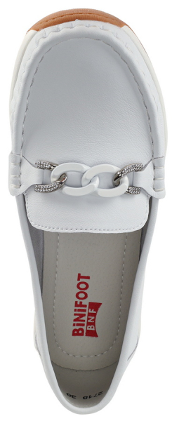 ЖЕНСКИЕ МОКАСИНЫ НАТУРАЛЬНАЯ КОЖА BINIFOOT/BNF ТАЙВАНЬ