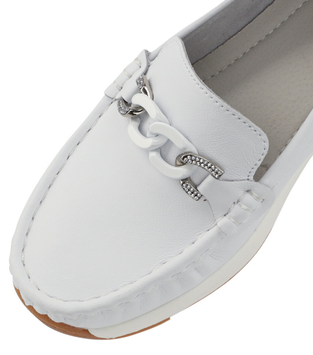 ЖЕНСКИЕ МОКАСИНЫ НАТУРАЛЬНАЯ КОЖА BINIFOOT/BNF ТАЙВАНЬ