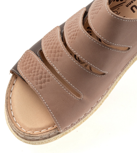 ЖЕНСКИЕ САБО НАТУРАЛЬНАЯ КОЖА GUGU ГЕРМАНИЯ