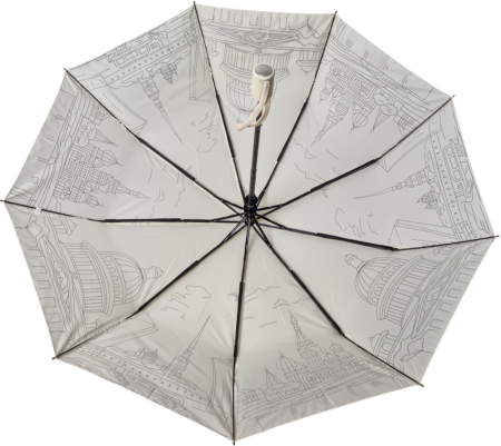 ЗОНТ ЧЕРНЫЙ ПОЛУАВТОМАТ PRC for TM