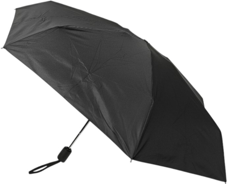 ЗОНТ ЧЕРНЫЙ АВТОМАТ ПЯТЬ СЛОЖЕНИЙ 7 СПИЦ