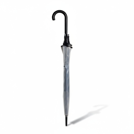 ЗОНТ ЖЕНСКИЙ ТРОСТЬ ПРОЗРАЧНЫЙ МЕХАНИКА 8 СПИЦ