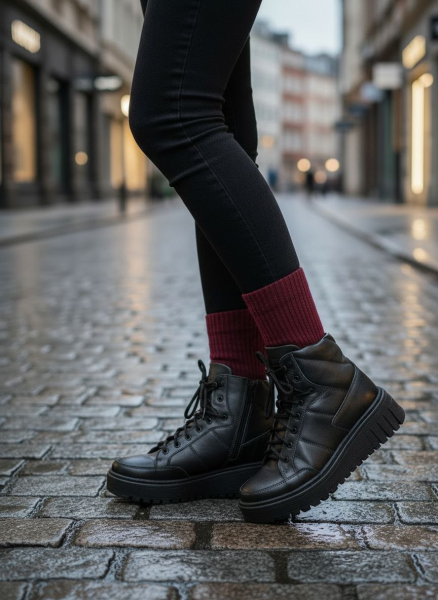 ЖЕНСКИЕ БОТИНКИ НАТУРАЛЬНАЯ КОЖА / НАТУРАЛЬНАЯ ШЕРСТЬ CORVETTO ИТАЛИЯ