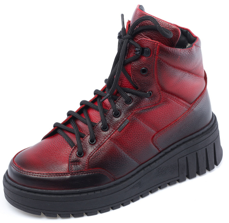 ЖЕНСКИЕ БОТИНКИ НАТУРАЛЬНАЯ КОЖА / НАТУРАЛЬНАЯ ШЕРСТЬ CORVETTO ИТАЛИЯ