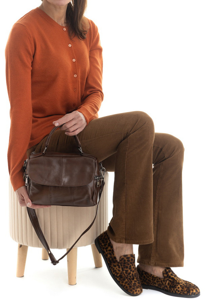 ЖЕНСКАЯ СУМКА НАТУРАЛЬНАЯ КОЖА KIKI LOK КОРЕЯ