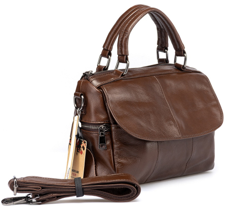 ЖЕНСКАЯ СУМКА НАТУРАЛЬНАЯ КОЖА KIKI LOK КОРЕЯ