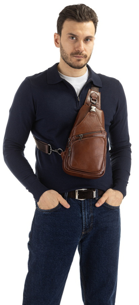 СУМКА-МЕССЕНДЖЕР НАТУРАЛЬНАЯ КОЖА CORVETTO